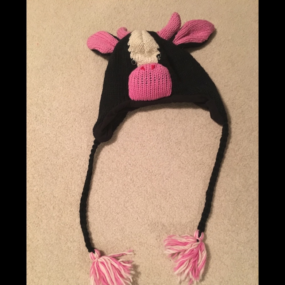🐮Fun cute cow hat. NWOT🌺